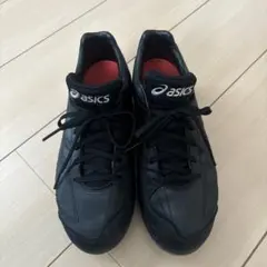 asics 黒 野球スパイクシューズ