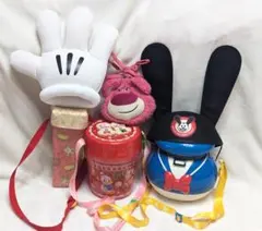 ディズニー ポップコーンバケットミッキーの手 ロッツォパスケース他 計6点セット
