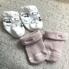 7-9センチ　新生児　ベビーソックス　2足セット