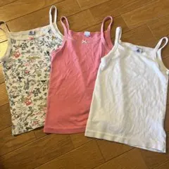 PETIT BATEAU キャミソール 116cm 3枚セット