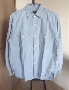 デニム長袖シャツ ライトブルー メンズSサイズ　新品