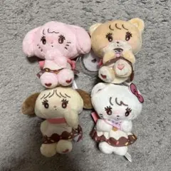 mikko×Sanrio ミッコ　サンリオ　ドーナツデザインマスコット　4点