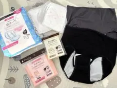 産褥ショーツ　お産用パットM ベビーキャップ　セット