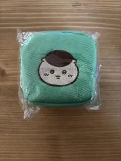 ちいかわ カラビナ付き 刺繍スクエアミニポーチ くりまんじゅう