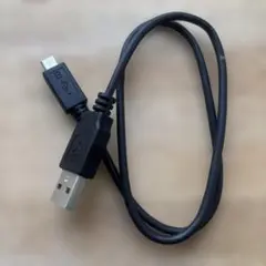 USBケーブル micro USB Type-B ブラック