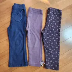 プティマイン パンツ まとめ売り 90cm レギンス ズボン