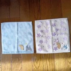 【となりのトトロ 】ミニタオル 新品2枚セット
