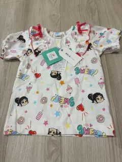 しまむらRELAスイーツ柄フリルTシャツ 100cm 新品値下げしました！のサムネイル