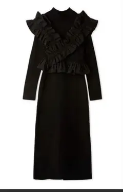 LILY BROWN リリーブラウン　ビスチェセットニットワンピース