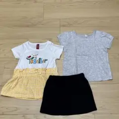 コムサ　スカート　Tシャツ　チュニック　80サイズ