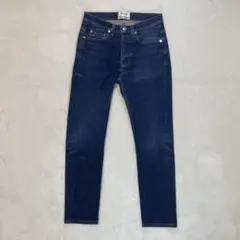 【O98】Acne Studios　スリムテーパードジーンズ　M　藍色のサムネイル