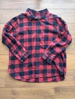 UNIQLO ユニクロ ネルシャツ 赤チェック レディース サイズXL