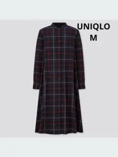 フランネル ロングワンピース