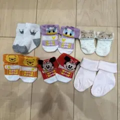 ベビー靴下 6足セット キャラクター
