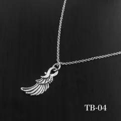 TB-04【ウィングシリーズ】ステンレスネックレス50cm