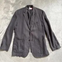 MUJI 無印良品　グレー Mサイズ シングルボタンジャケットのサムネイル