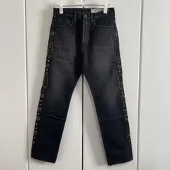 KAPITAL STUDDED GEMSTONE DENIM PANTS