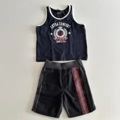 COMME CA ISM タンクトップとハーフパンツセット 90