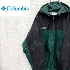 MB64《人気カラー》コロンビア　フルジップナイロンジャケット　刺繡ロゴ