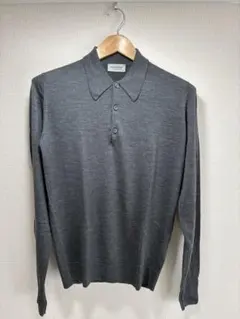 Gran Sasso グランサッソ 長袖 ポロシャツ グレー ジョンスメドレー 