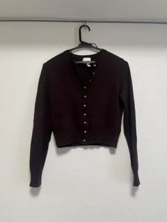 H&M ダークパープル カーディガン XSのサムネイル