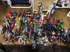 仮面ライダー 戦隊　フィギュア セット ソフビ　120以上