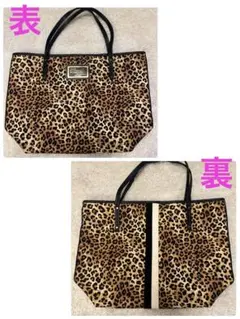 【美品】intoxic. ヒョウ柄トートバッグのサムネイル