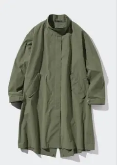 新品タグ付き　UNIQLO オリーブ色モッズコートM