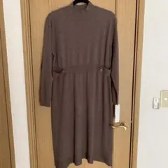 値下げ❗️ニットワンピースＭ〜Ｌ