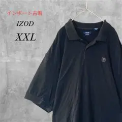 【アメリカ古着】IZOD／シルクウォッシュ 半袖ポロシャツ 刺繍ロゴのサムネイル