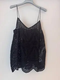 DRESSLAVE venit ブラック 花柄カットワーク刺繍 キャミソール - メルカリ