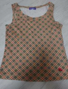 BURBERRY BLUELABEL チェックノースリーブ