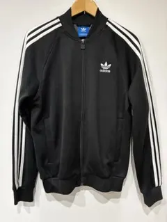 adidas アディダス　ブラック ジャージ トラックジャケット　Lサイズ