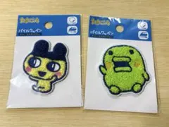 たまごっちワッペン　ダイソー　まめっち　くちぱっち