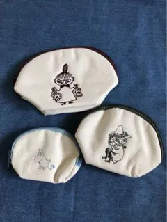 新品！ムーミン シェル型ポーチ3点セット