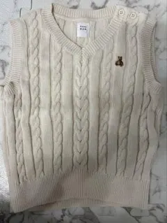 BABYGAP ベビーニット ケーブルニットベスト ベスト