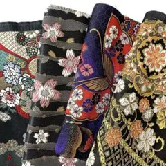 金襴 はぎれ 桜
