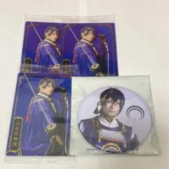 刀ミュ 刀剣乱舞 ウエハースカード 缶バッジ 三日月宗近 セット売り