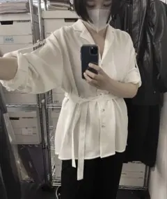 【美品♡】RIM.ARKリムアーク Roll up sleeve over SHのサムネイル