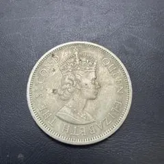 英国 エリザベス女王・フィリップ王子結婚25周年銀貨 1972年 E-4