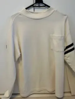 Champion ホワイト 長袖カットソー　メンズ　ゴルフウェア　チャンピオン