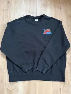 Nike カラフルロゴ ブラックスウェット