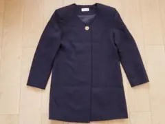 レディース 　ロングジャケットコート　アイボリー