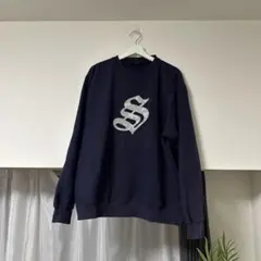 ［希少］old stussy ステューシー　紺タグ　90s スウェット　紺色