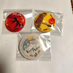 ハウル　刺繍ブローチ3点セット