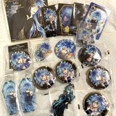 ツイステ　イデア　缶バッジ　アクスタ　セット