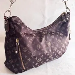 russet ラシット ショルダーバッグ ナイロン製 モノグラム ブラウン