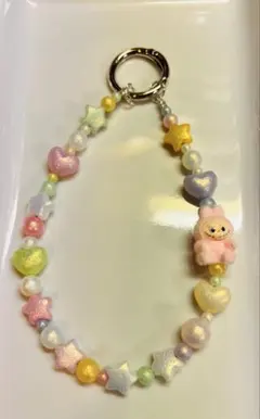 カラフルパール×ラブブ　携帯ストラップ