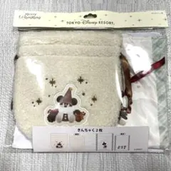 ディズニー リルリンリン　2025 きんちゃく　巾着 クリスマスグッズ