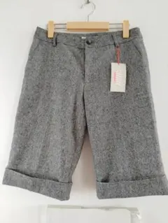 新品Ⅼタグ付き AWAW ジュンコ シマダ★　ツイードハーフパンツ ★グレーL